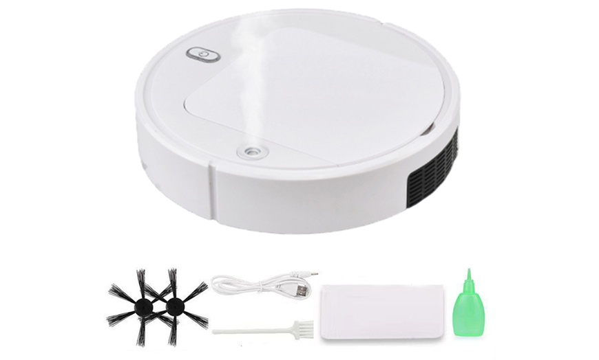 Image 2: Smart Sweeping Robot Vacuum Cleaner, Slim Design with Strong Suction