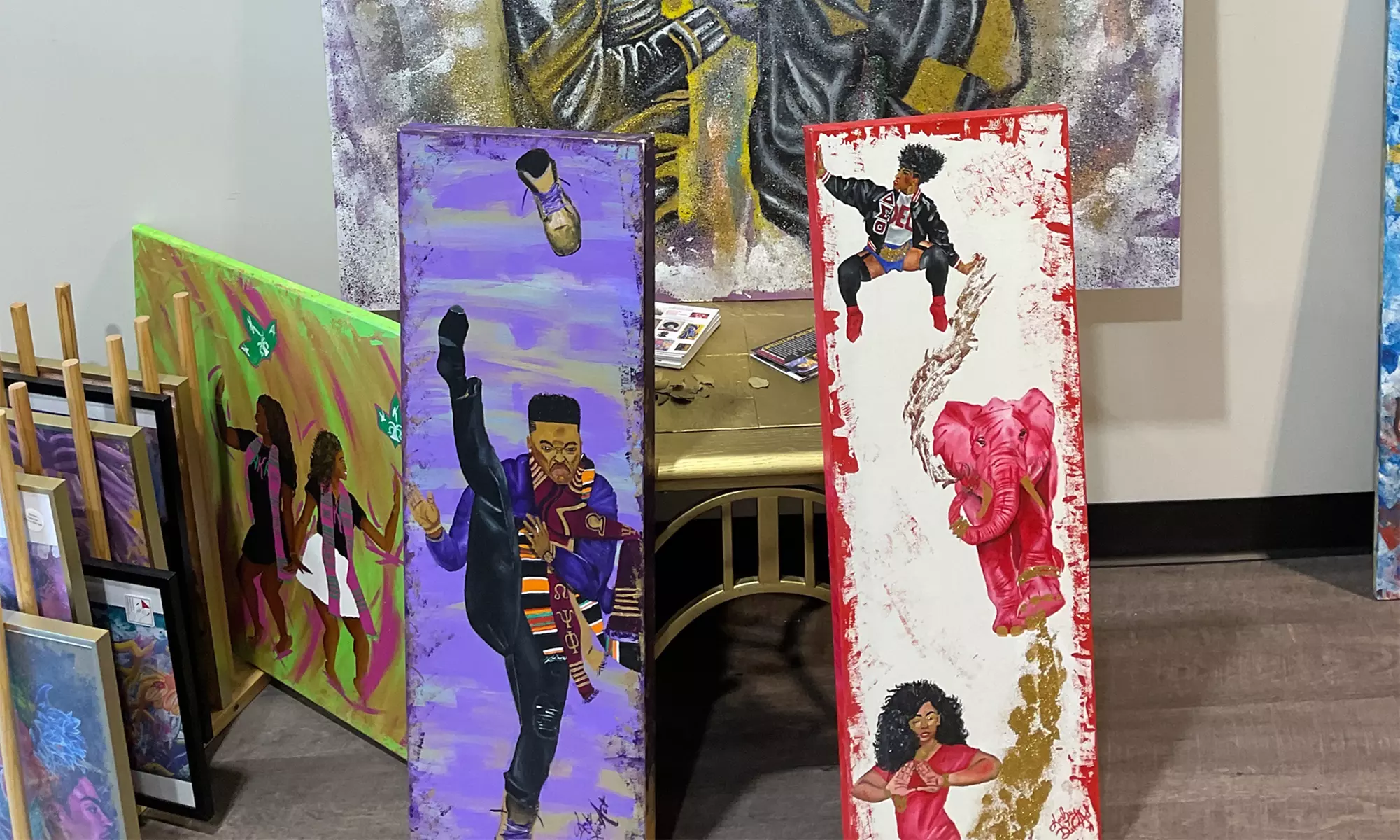 VIP 90s R&B Karaoke Painting Night: Wine, Snacks & 13inx19in Art Print