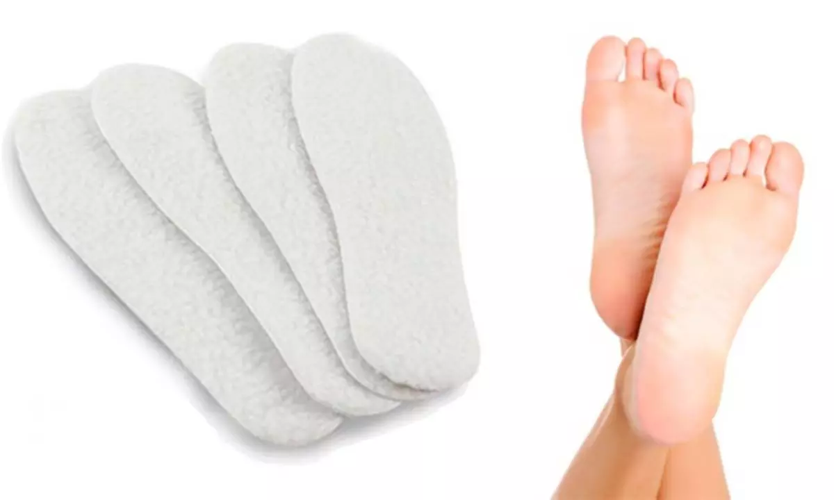 1 ou 2 paires de semelle unisexes avec face en laine - Primary Image