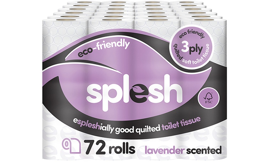 Image 15: Splesh Toilet Roll Mega Bundle, Soft and Quilted Eco-Friendly Scents