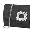 Image 2: Miss Lulu Crystal-Embellished Evening Clutch