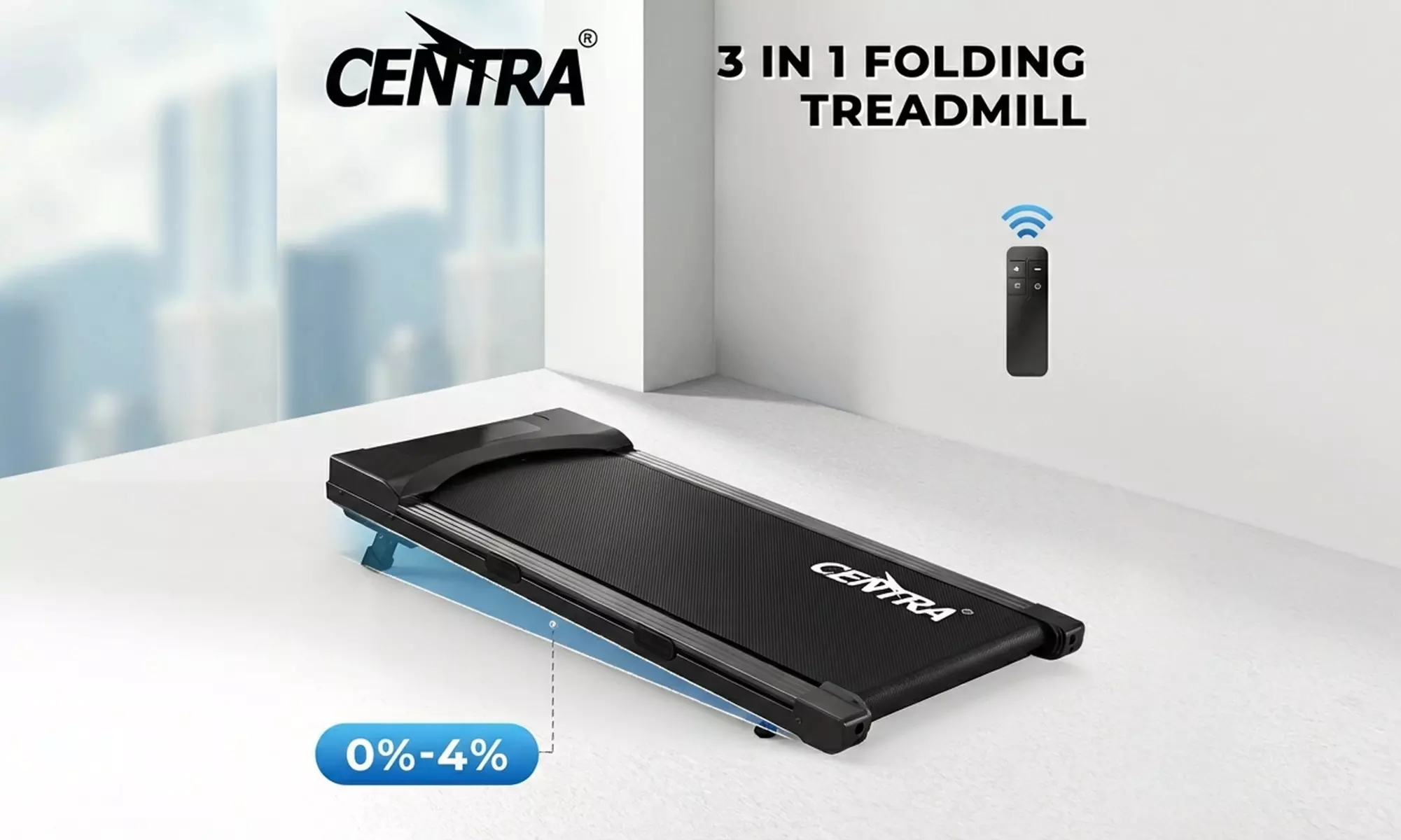 Centra Smart Foldable Home Treadmills With App Integration