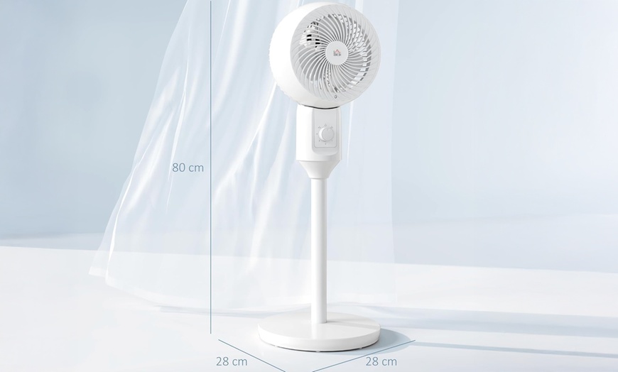 Image 13: HomCom 3 Speed Air Circulator Fan