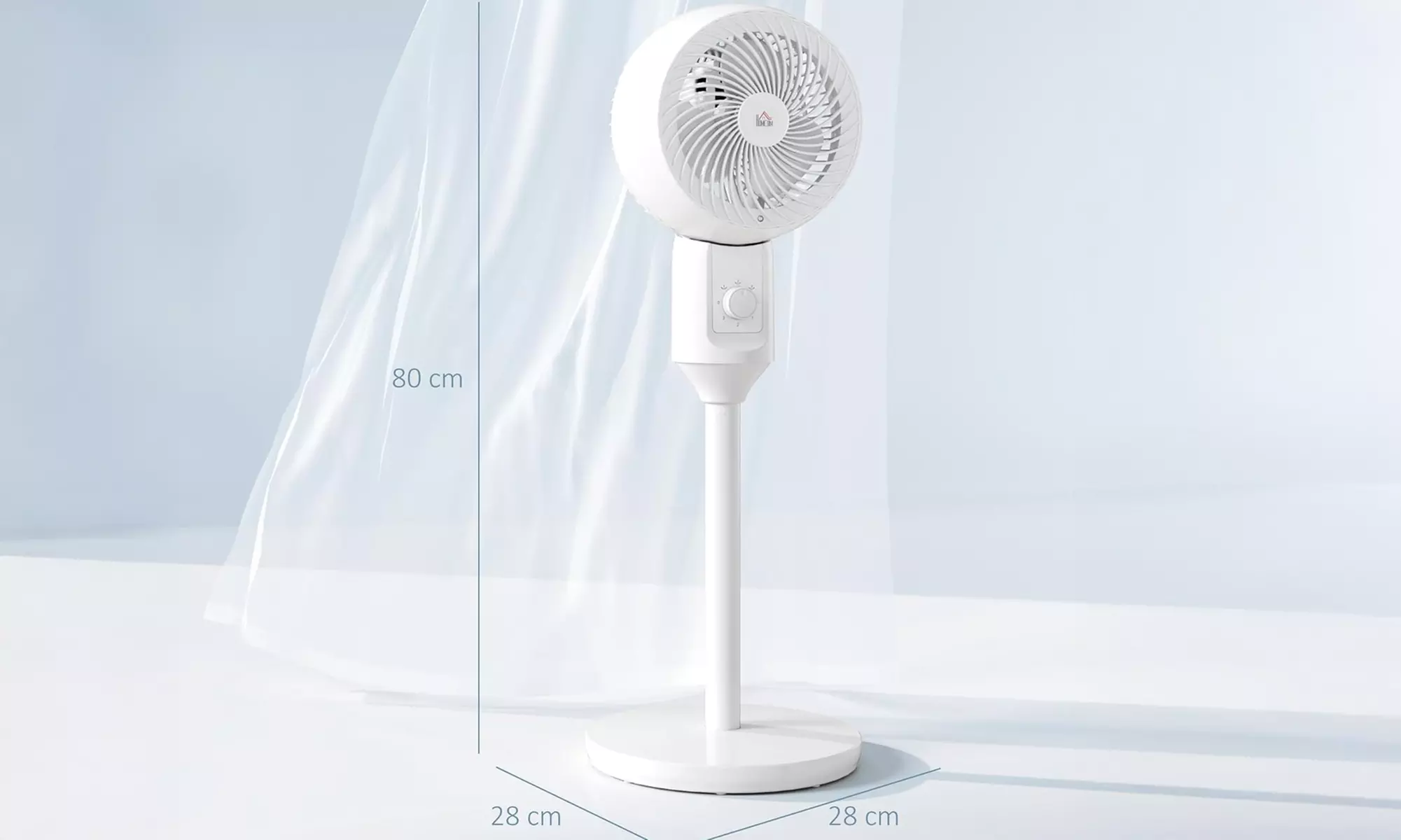 HomCom 3 Speed Air Circulator Fan