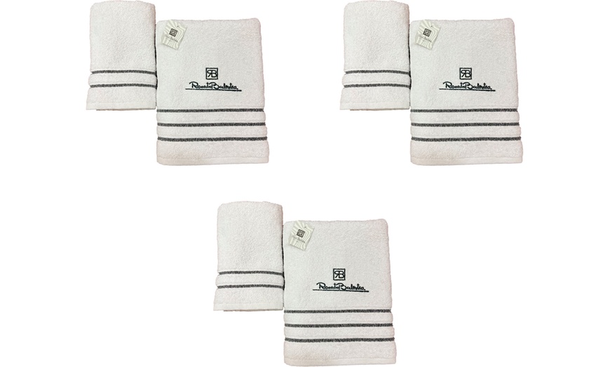 Image 11: 3 ou 5 ensembles de 2 serviettes Renato Balestra
