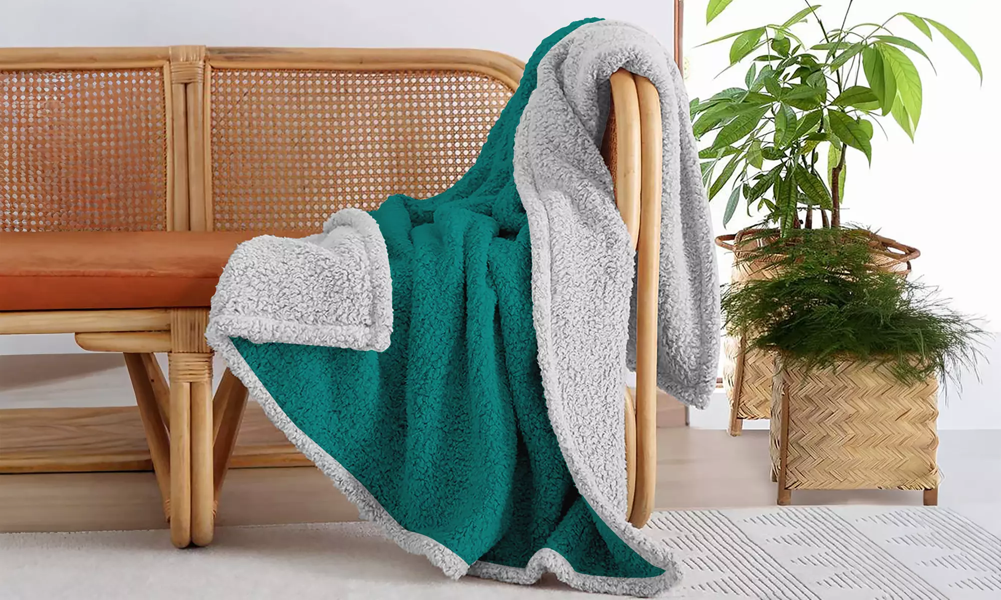 Calda coperta in sherpa Stubai