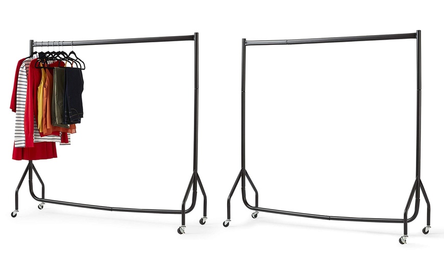 Image 10: Heavy Duty Clothes Rail