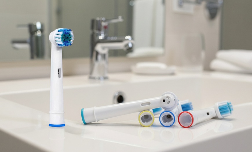 Image 1: 12 Pack Replacement Brush Heads for Oral B Electric Toothbrushes