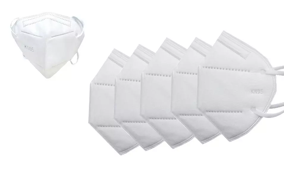 KN95 Face Masks With Multi Layer Breathable Fabric And Elasic Ear Loops