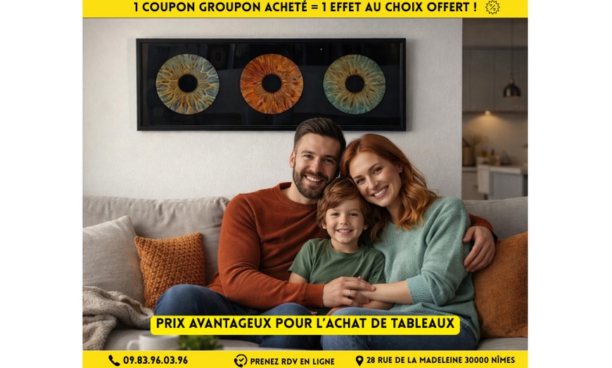 Image 2: Vos yeux, une œuvre d'art : capturez l'essence de votre iris