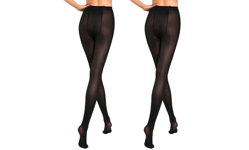 Image 6: 1 ou 2 paires de collants fins indéchirables "Elaslim"