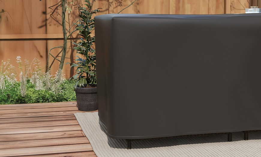 Image 3: Outsunny L-Shaped Waterproof Furniture Cover
