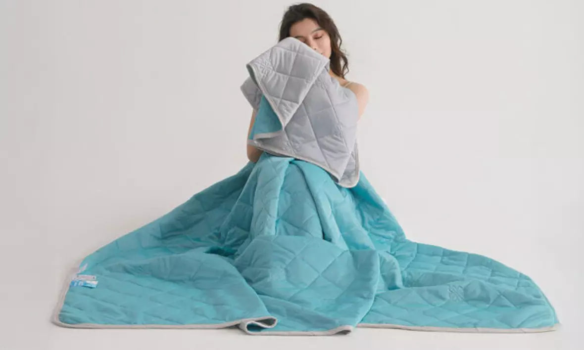 Solid Colour-Design Printed Summer Cool Quilt