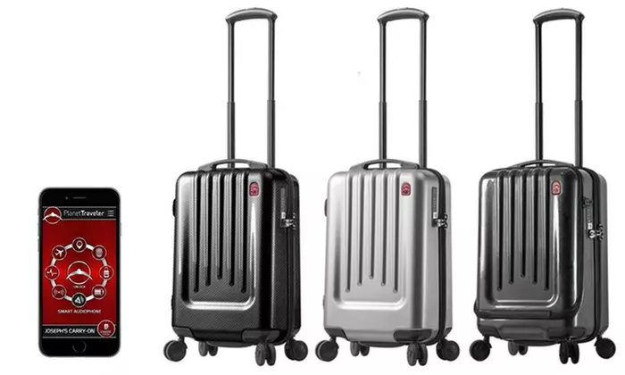 Planet Traveler USA Space Case Smart Carry-On Luggage - Primary Image