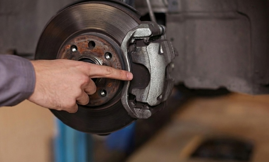 Image 2: Front or Rear Brake Pad and Rotor Replacement Options