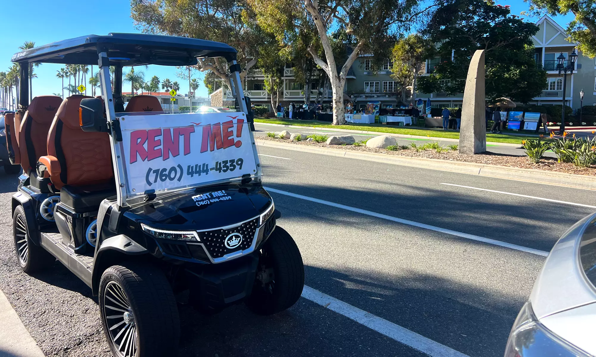 Explore Oceanside with a 4, or 6-Passenger Golf Cart Rental at Carlsbad Golf Carts - Up to 21% Off