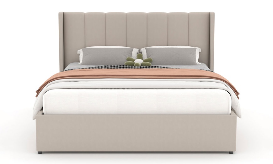 Image 6: Lit design "Carson" de Kocoon avec coffre de rangement en velours