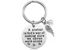 Sister Keychain Sister Jewelry Friendship Gifts for Women Sister - Second Medium
