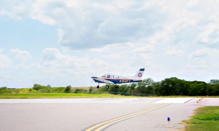 Introductory Flying Lesson with 30-Minute Flight, 15-Minute Ground School, and 15-Minute Pre-Flight for One - Delta Qualiflight Academy of Aviation