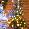 Image 5: Outsunny Lighted Christmas Reindeer and Sleigh with 170 LEDs
