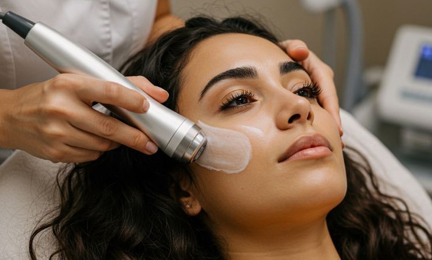 Image 1: Hasta 4 sesiones de 1 hora de radiofrecuencia facial en cara y cuello