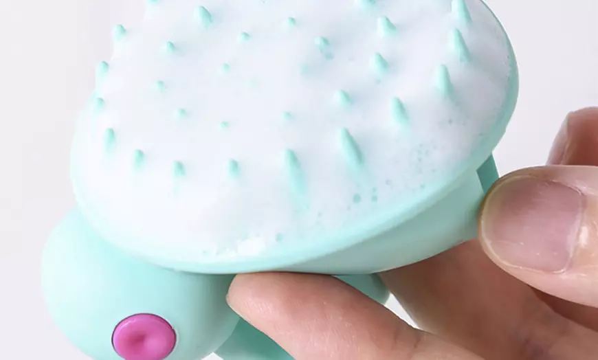 Image 3: Bunny-Shaped Shampoo Hair Massager
