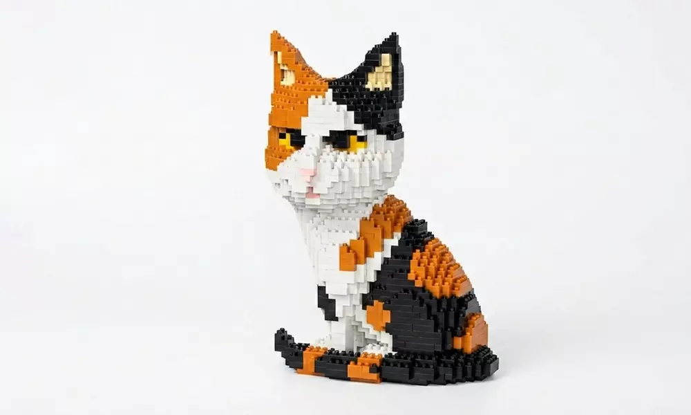 Mini costruzioni a blocchi ispirate agli animali domestici