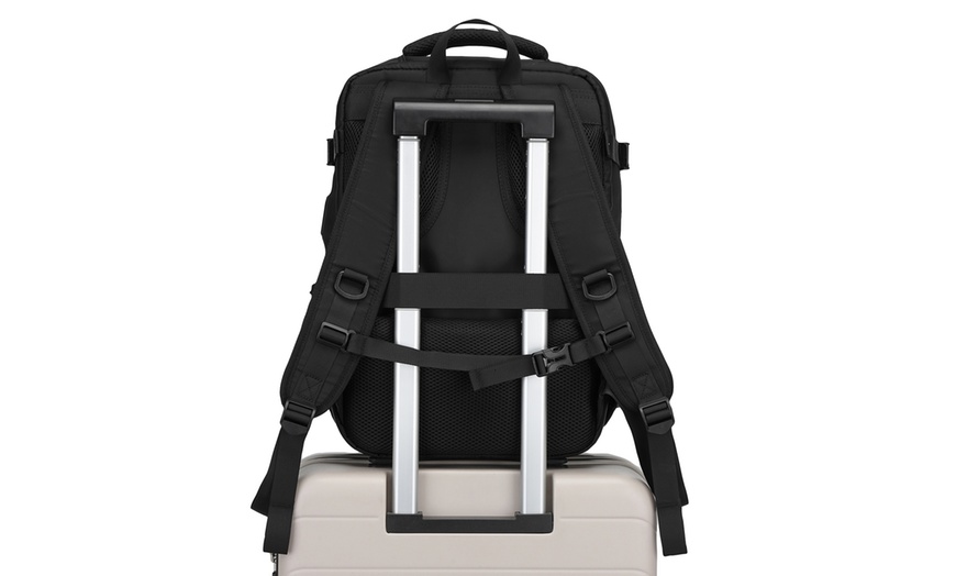 Image 13: Backpack With Waist Pack and USB Charging Ports