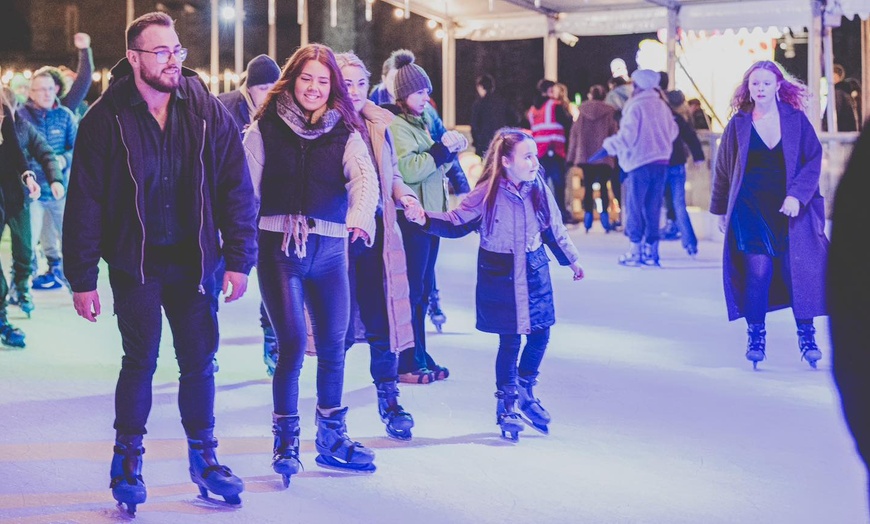 Image 9: Winter Wonderland Ice Skating for 1 Child & 1 Adult or a Family of 4