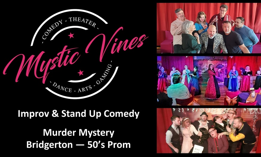 Image 1: Enjoy Top Comedy Improv Shows with Friends at Mystic Vines