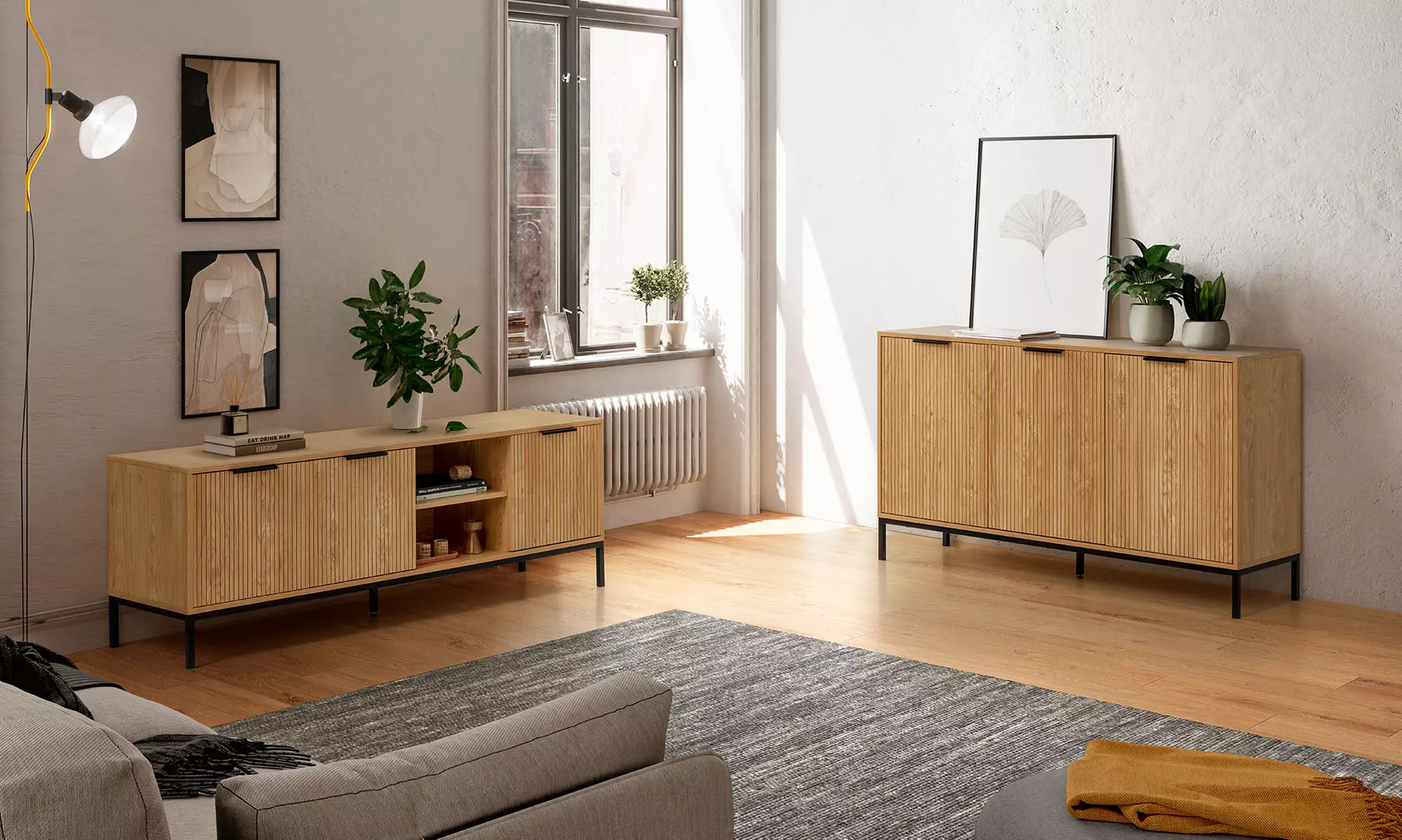 Mobile TV o credenza Monica per ingresso o sala da pranzo - Primary Image