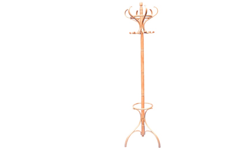 Image 6: Wooden Coat Stand