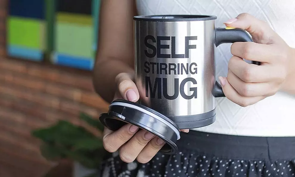 Tasse à café auto-mélangeuse intelligente en acier inoxydable