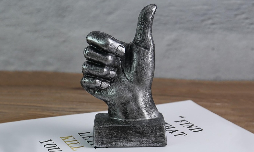 Image 7: Hand Gesture Statue