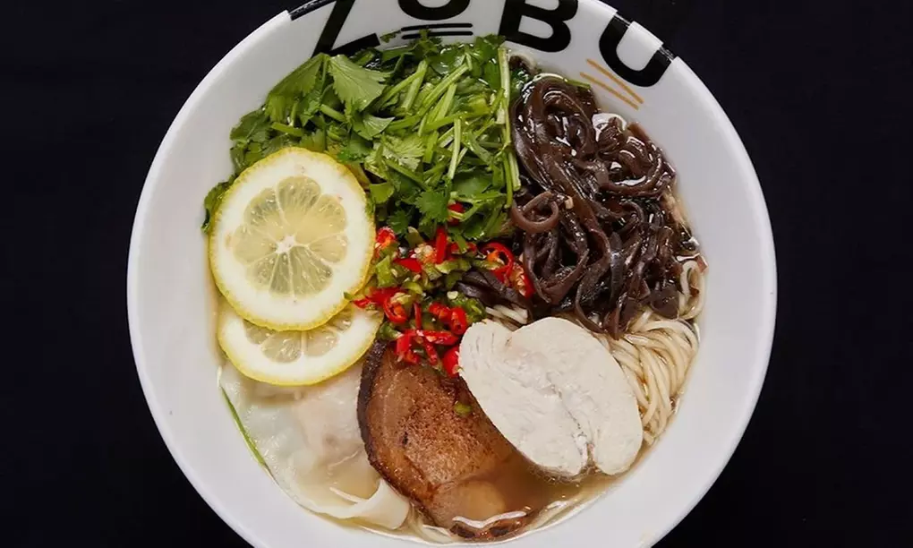 Four-Course Ramen Dinner with Wine or Sake at Zubu Ramen Metrotown