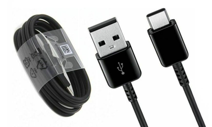 Image 5: Samsung USB Type C Cables Fast Dual Car Wall Charger for Galaxy S8 S9 S10 Note 9