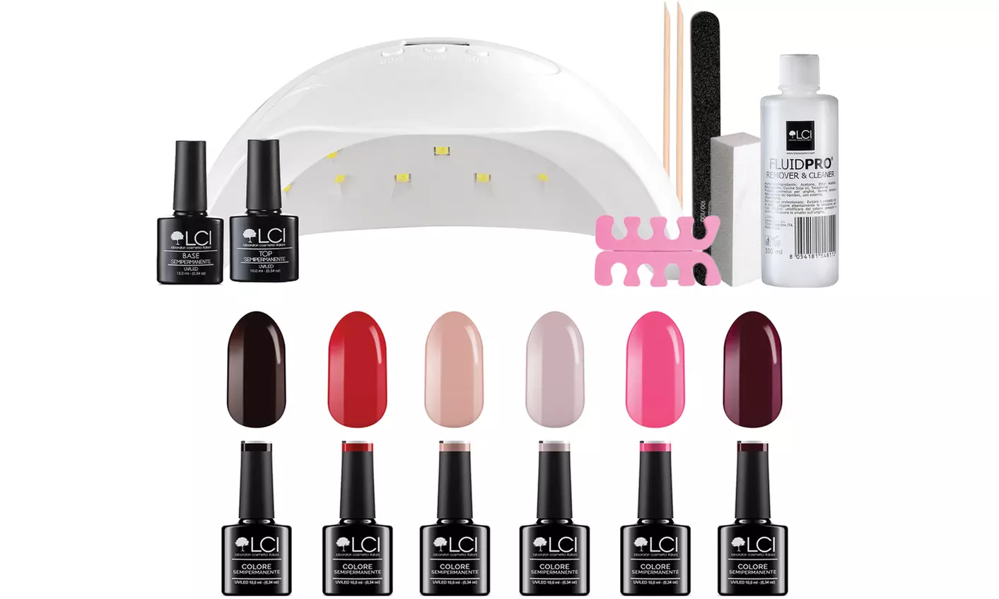 Kit de vernis semi-permanent Lci Cosmetics