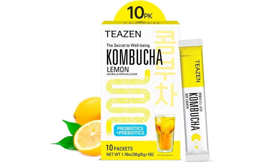 Image 6: 1 of 2 sets van 10 zakjes suikervrij Koreaans instantdrankpoeder