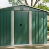 Image 12: Large Metal Garden Tool Storage Shed in 6 Styles