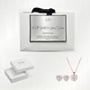 Image 9: Mia Grace Jewellery Austrian Crystal Heart Pendant & Earrings Gift Set