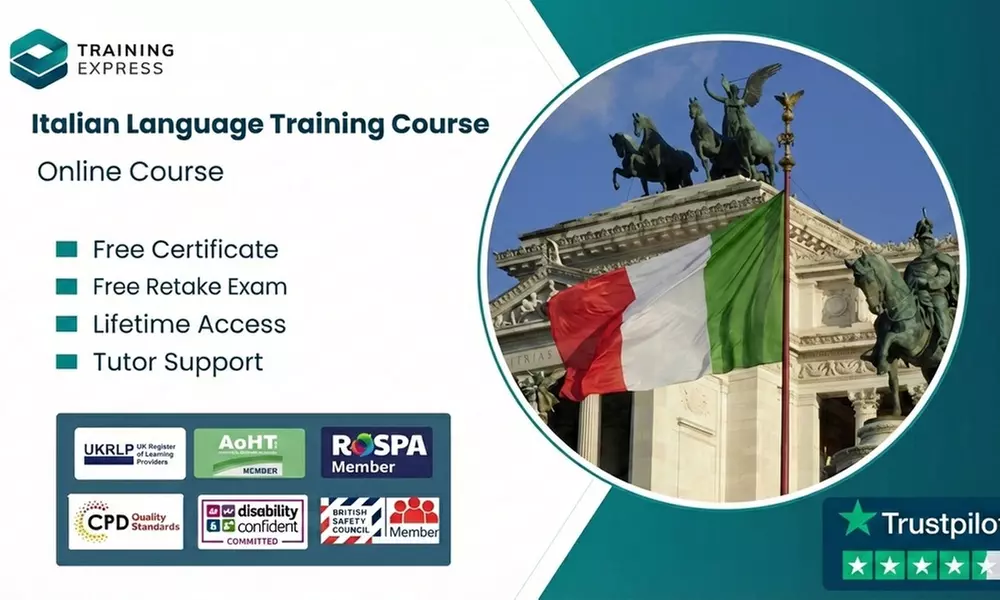 Master with Italian Language Training Online Course or Lifetime Membership to 2500+ Courses  (Up to 55%Off) - Primary Image