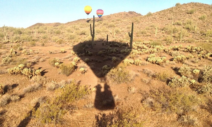 Image 4: Arizona Sunrise Sonoran Hot Air Balloon Flight for Up to Eight People