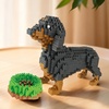Image 1: Hund-Baustein-Set mit ca. 800 Teilen: Dachshund, Doberman oder Corgi