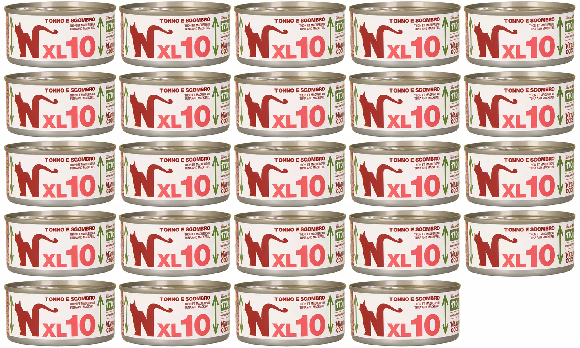 24, 48 o 60 lattine di cibo per gatti di Natural Code
