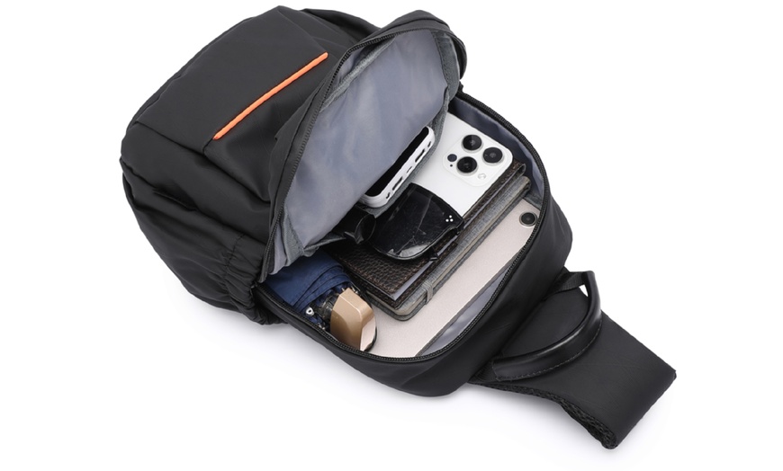 Image 7: Men's Lightweight Dalily Crossbody Bag 