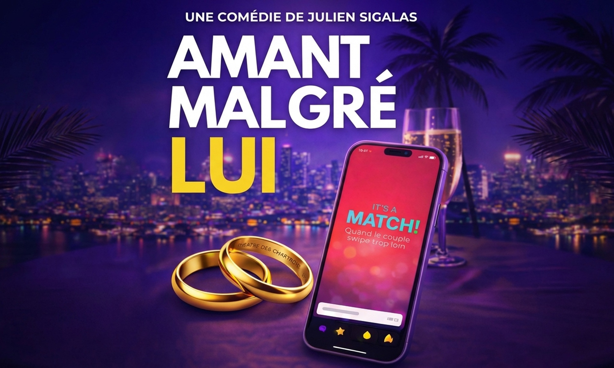 "Amant malgré lui" à Alcazar Bordeaux - en avril et mai