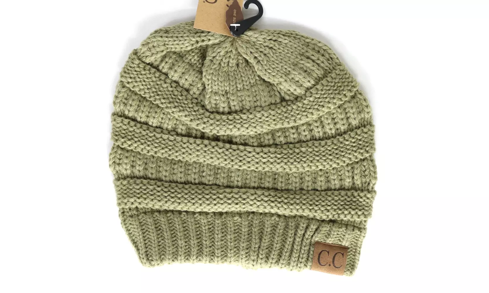 Cheveux Corp. Women's Solid Classic CC Beanie