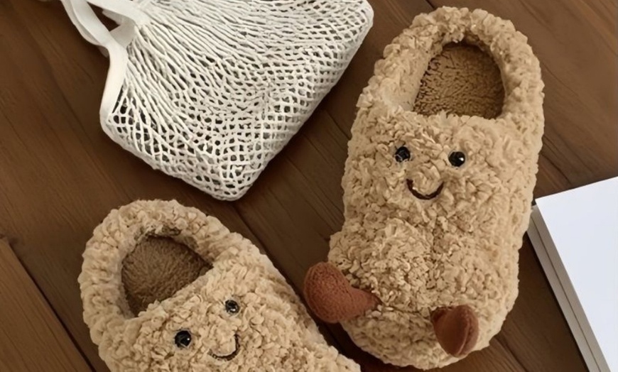 Image 23: Cosy Unisex Home Slippers with Non-Slip EVA Sole