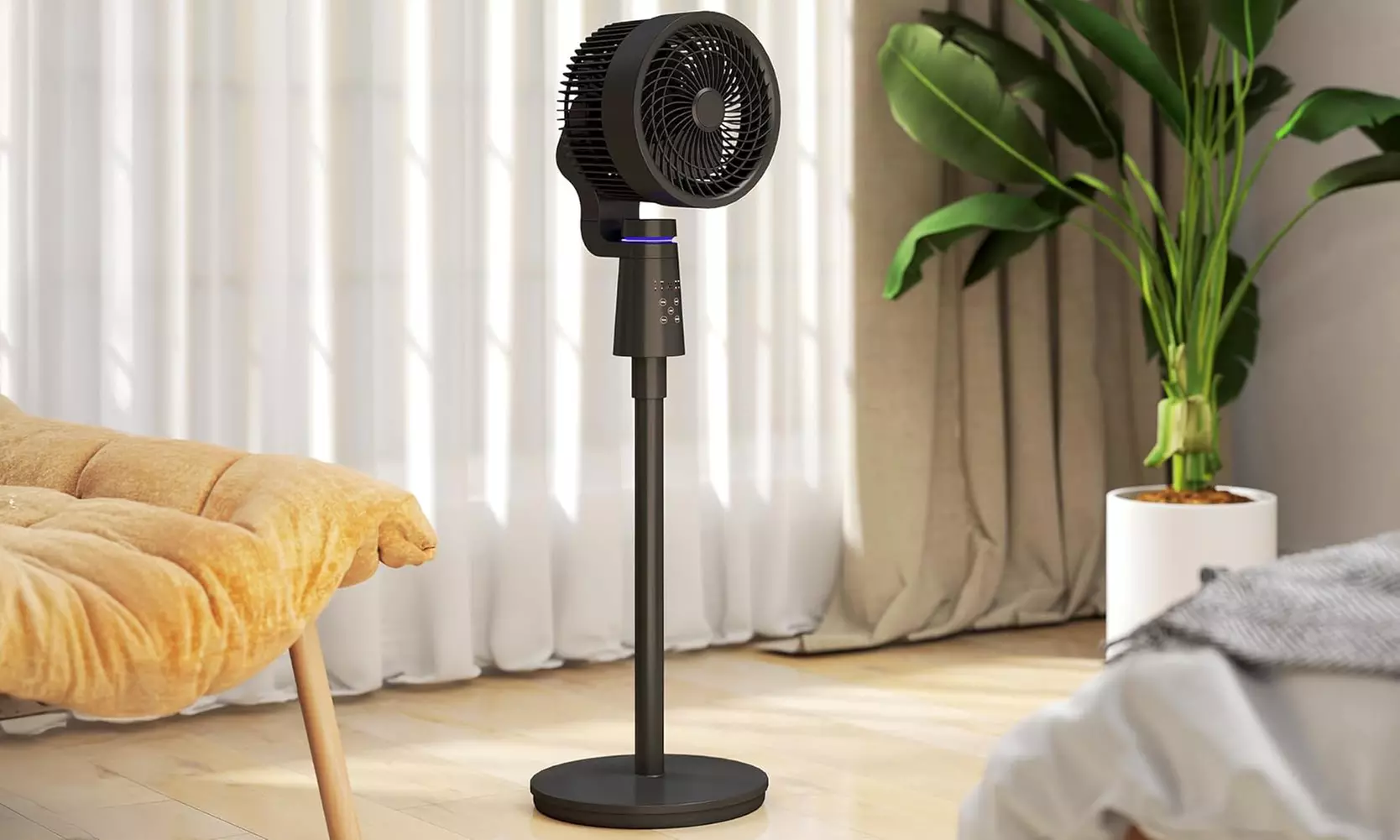 HomCom Pedestal Air Circulation Fan