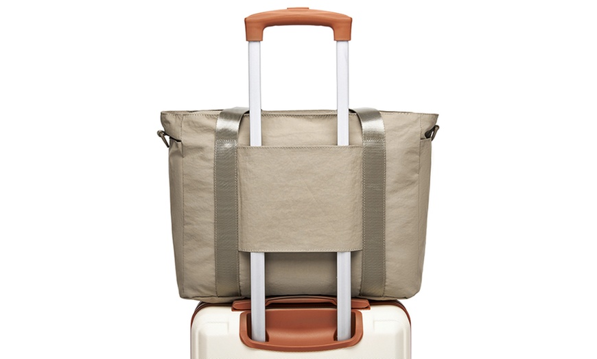 Image 14: Travel-Smart Laptop Tote with 15.6” Protection and 3-Way Carry Design